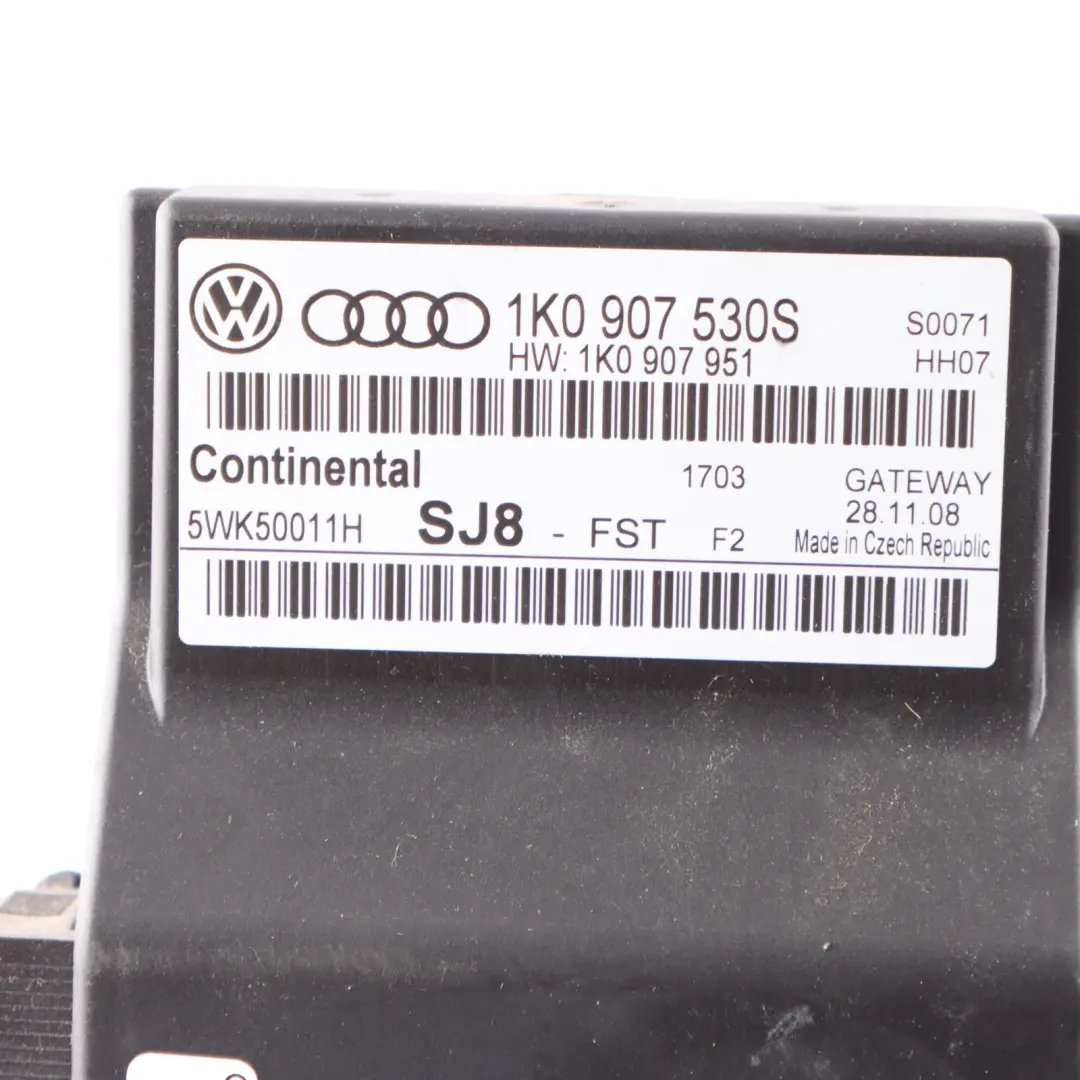 VW Tiguan 5N Central Gateway Control Unit Module Relay ECU 1K0907530S - SKU 7N0907530AF - Numéro de pièce 7N0907530AF