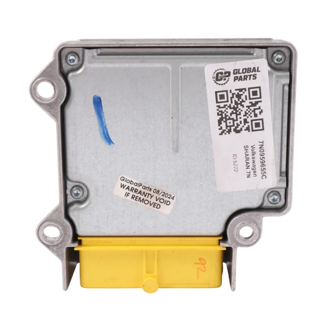 7N Moduł Sterownik Poduszki Powietrznej Volkswagen Sharan - SKU 7N0959655C - Numer Części 7N0959655C