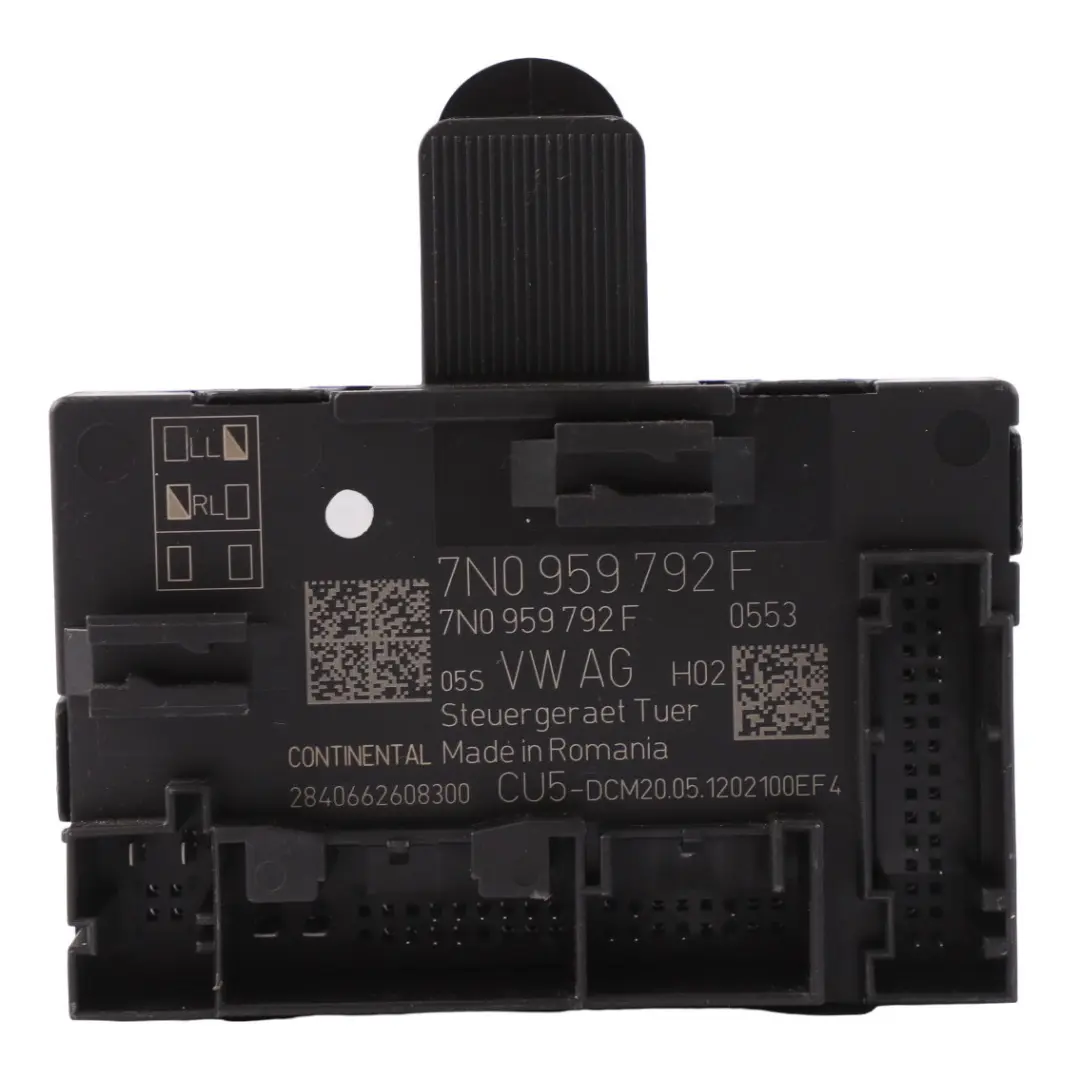 7N Unidad control módulo puerta lado pasajero 7N0959792F para VW Volkswagen Sharan con número de pieza 7N0959792J VW Volkswagen Sharan 7N Unidad control módulo puerta lado pasajero 7N0959792F - SKU 7N0959792J - Número de pieza 7N0959792J