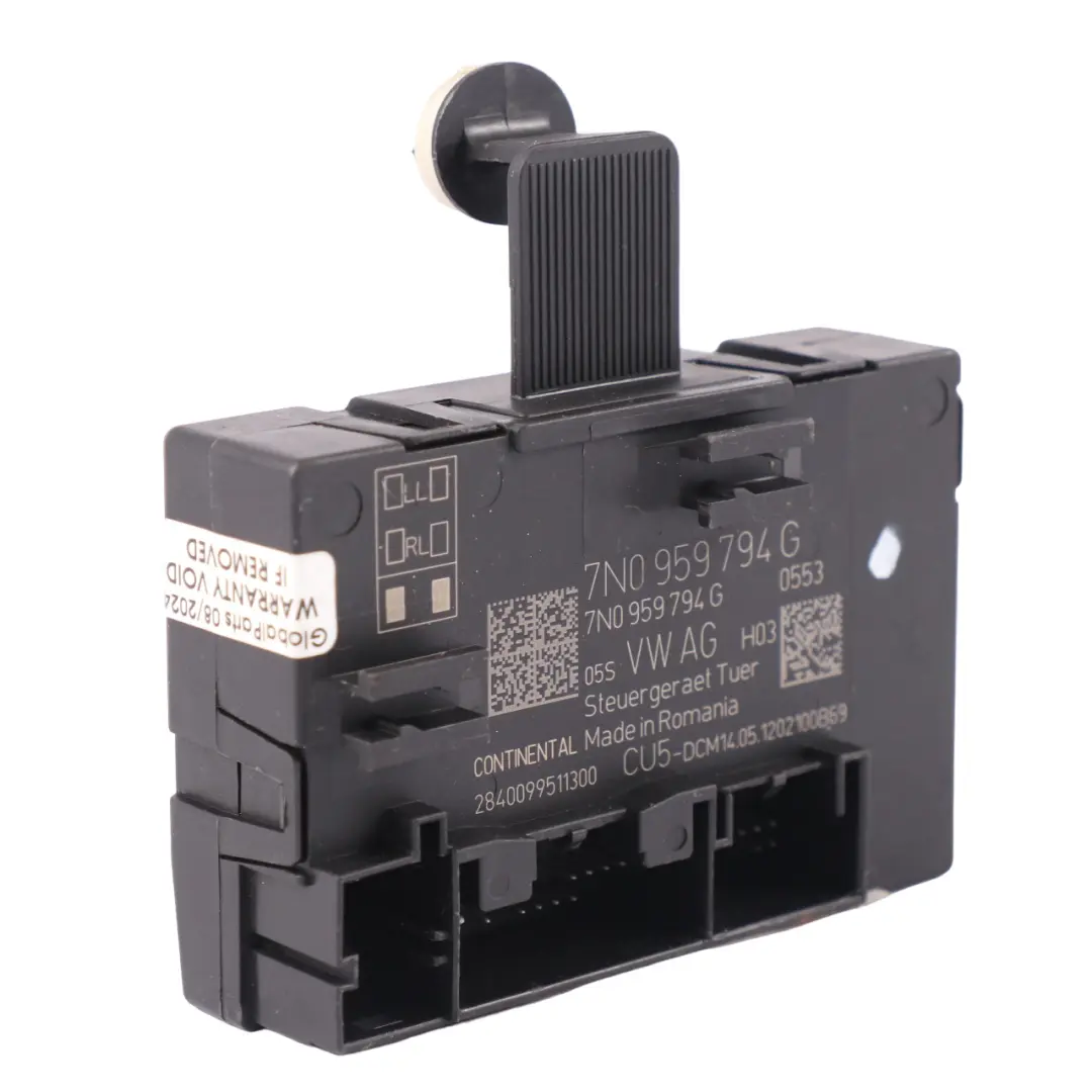 VW Volkswagen Sharan 7N Rear Left Right Door ECU Module Control Unit - SKU 7N0959794G - Part number 7N0959794G