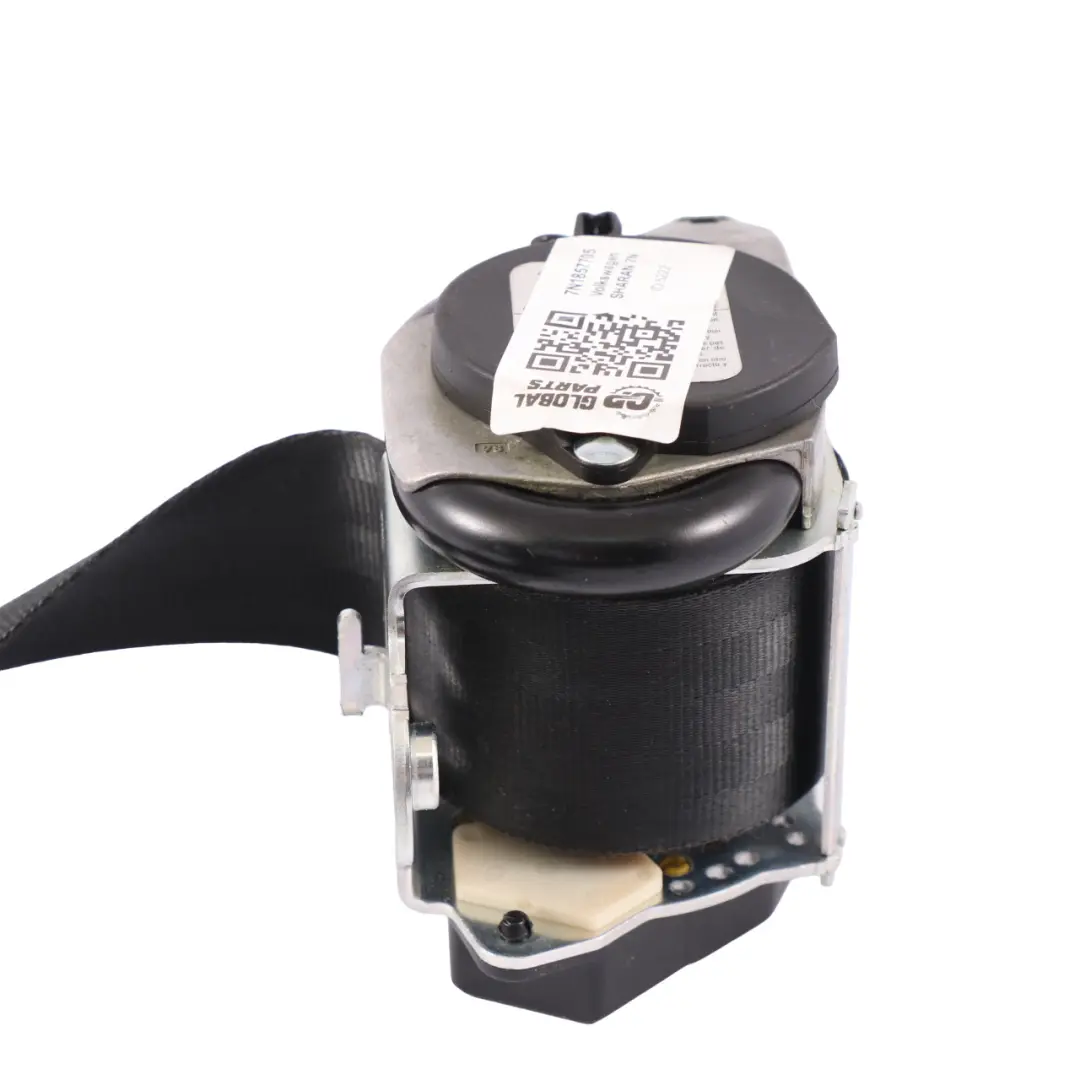 VW Volkswagen Sharan 7N Seat Belt Front Left N/S Seatbelt Black - SKU 7N1857705 - Part number 7N1857705