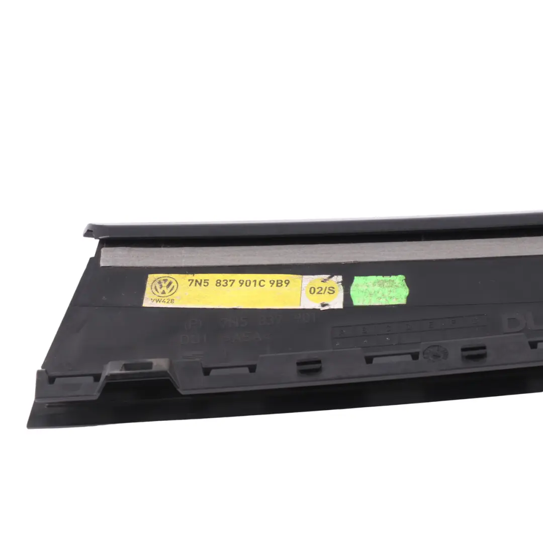 VW Sharan 7N Vorne Links Türverkleidung Säulenabdeckung Schwarz - SKU 7N5837901 - Teilenummer 7N5837901