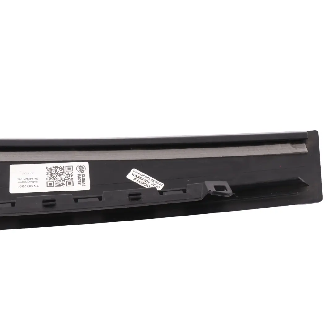 VW Sharan 7N Vorne Links Türverkleidung Säulenabdeckung Schwarz - SKU 7N5837901 - Teilenummer 7N5837901