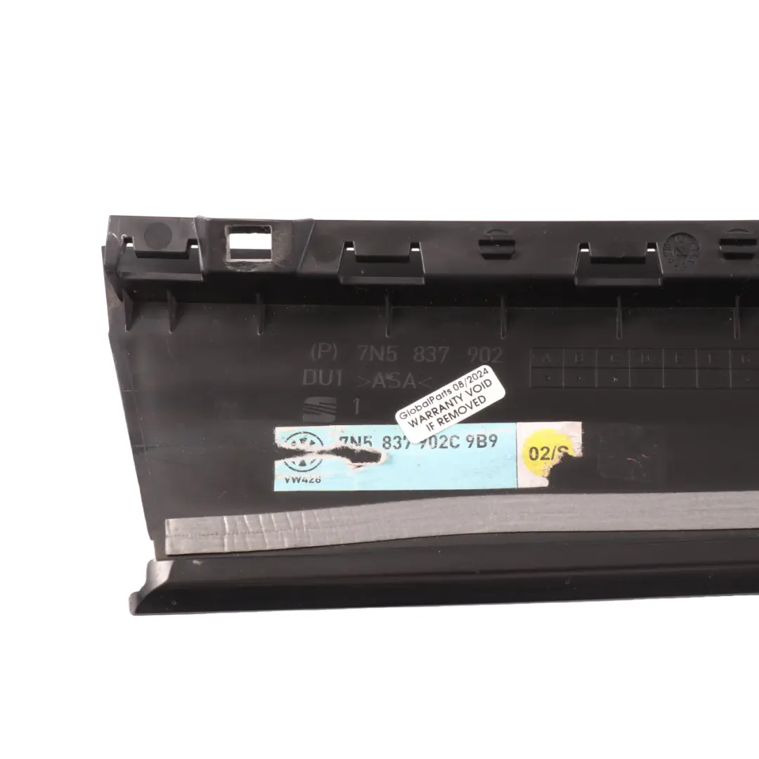 VW Sharan 7N Column Trim Cover Front Right O/S Door Exterior C Pillar - SKU 7N5837902C - Part number 7N5837902C