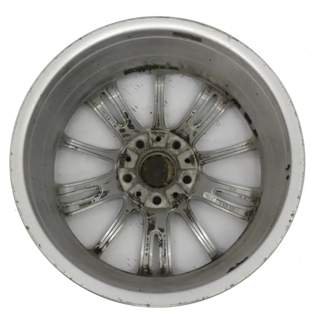 BMW E90 E91 E92 Cerchio lega anteriore grigio 18" 8J ET:34 M Spider Spoke 193 - SKU 8036933-12 - Numero di parte 8036933