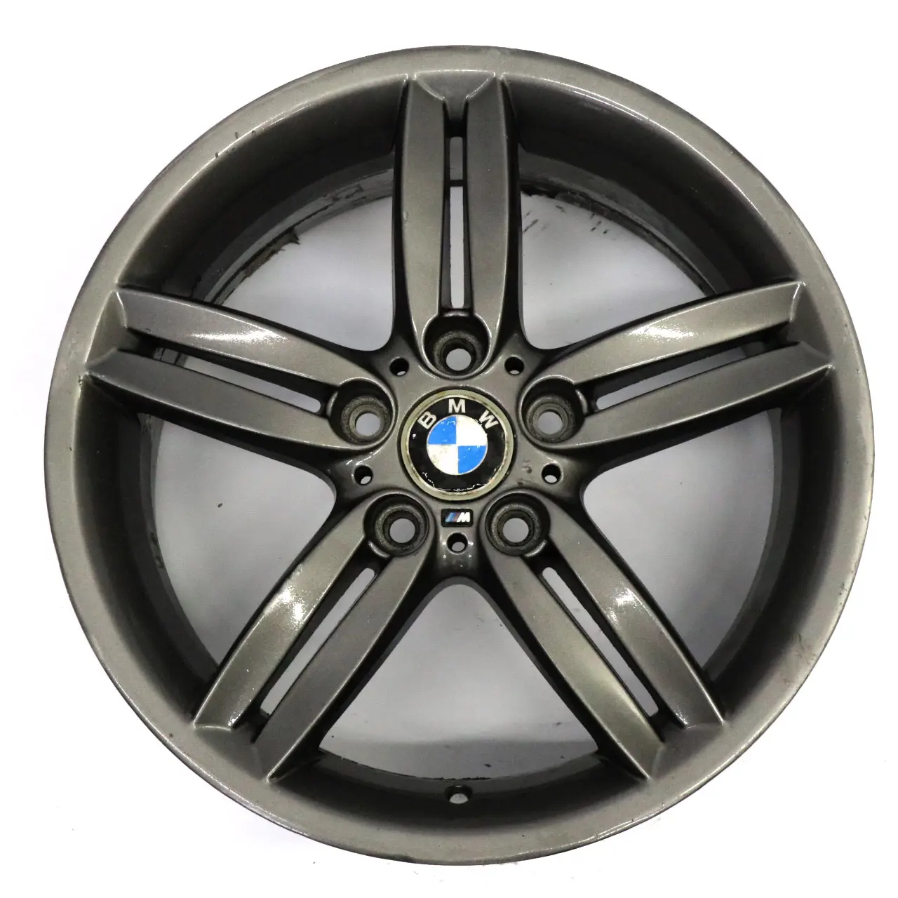 BMW E81 E87 Cerchio Anteriore Lega Grigio 18" 7,5J M ET:49 Doppie Razze 8036939