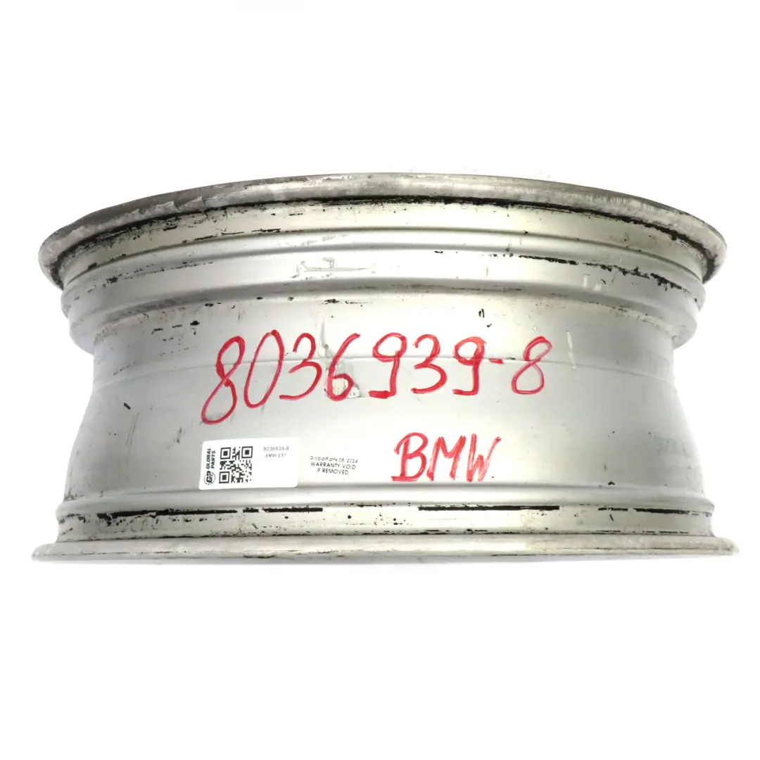 BMW E81 E87 Front Alloy Grey Wheel Rim 18" 7,5J M ET:49 Double Spoke 208 - SKU 8036939-8 - Part number 8036939