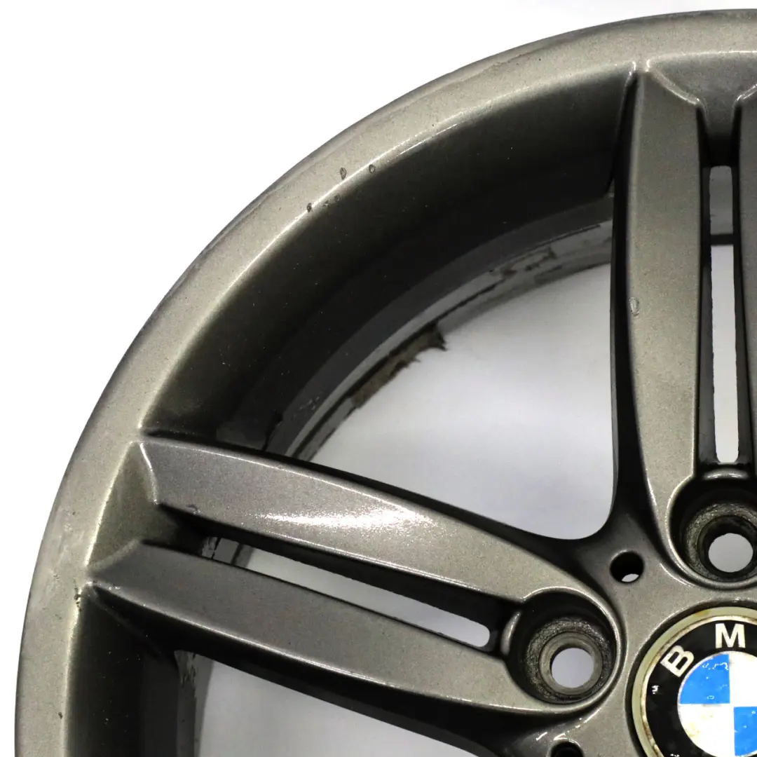 Front Alloy Grey Wheel Rim 18" 7,5J M ET:49 Double Spoke 208 to BMW E81 E87 with Part number 8036939 BMW E81 E87 Front Alloy Grey Wheel Rim 18" 7,5J M ET:49 Double Spoke 208 - SKU 8036939-8 - Part number 8036939