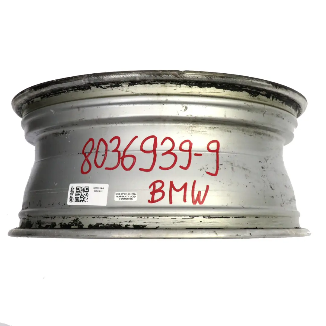 BMW E87 Cerchio anteriore lega grigio 18" 7,5J M ET:49 Doppie razze 208 - SKU 8036939-9 - Numero di parte 8036939