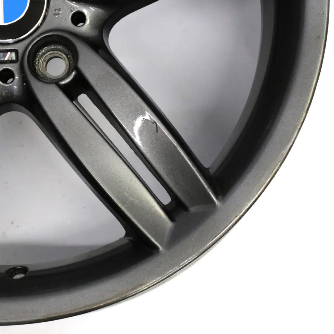 BMW E81 E87 Jante avant alliage gris 18" 7,5J M ET:49 Double Spoke 208 - SKU 8036939-9 - Numéro de pièce 8036939