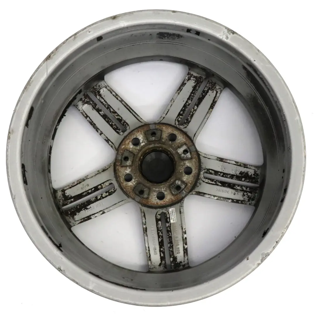 BMW E81 E87 Front Alloy Grey Wheel Rim 18" 7,5J M ET:49 Double Spoke 208 - SKU 8036939-9 - Part number 8036939
