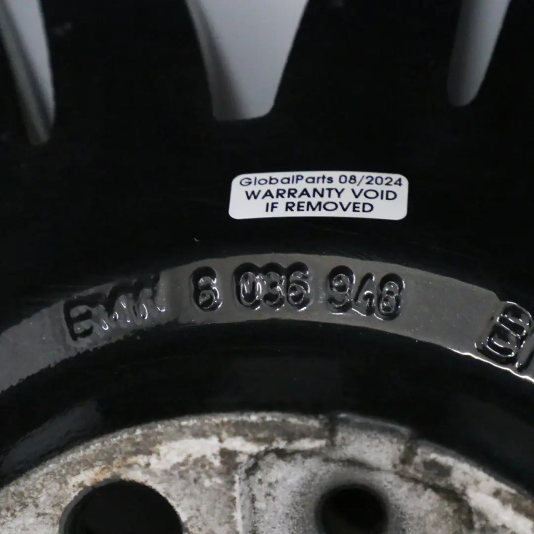 Front Alloy Wheel Rim 19" 8,5J ET:18 M Double Spoke 172 to BMW E60 E61 with Part number 8036948 BMW E60 E61 Front Alloy Wheel Rim 19" 8,5J ET:18 M Double Spoke 172 - SKU 8036948-8 - Part number 8036948