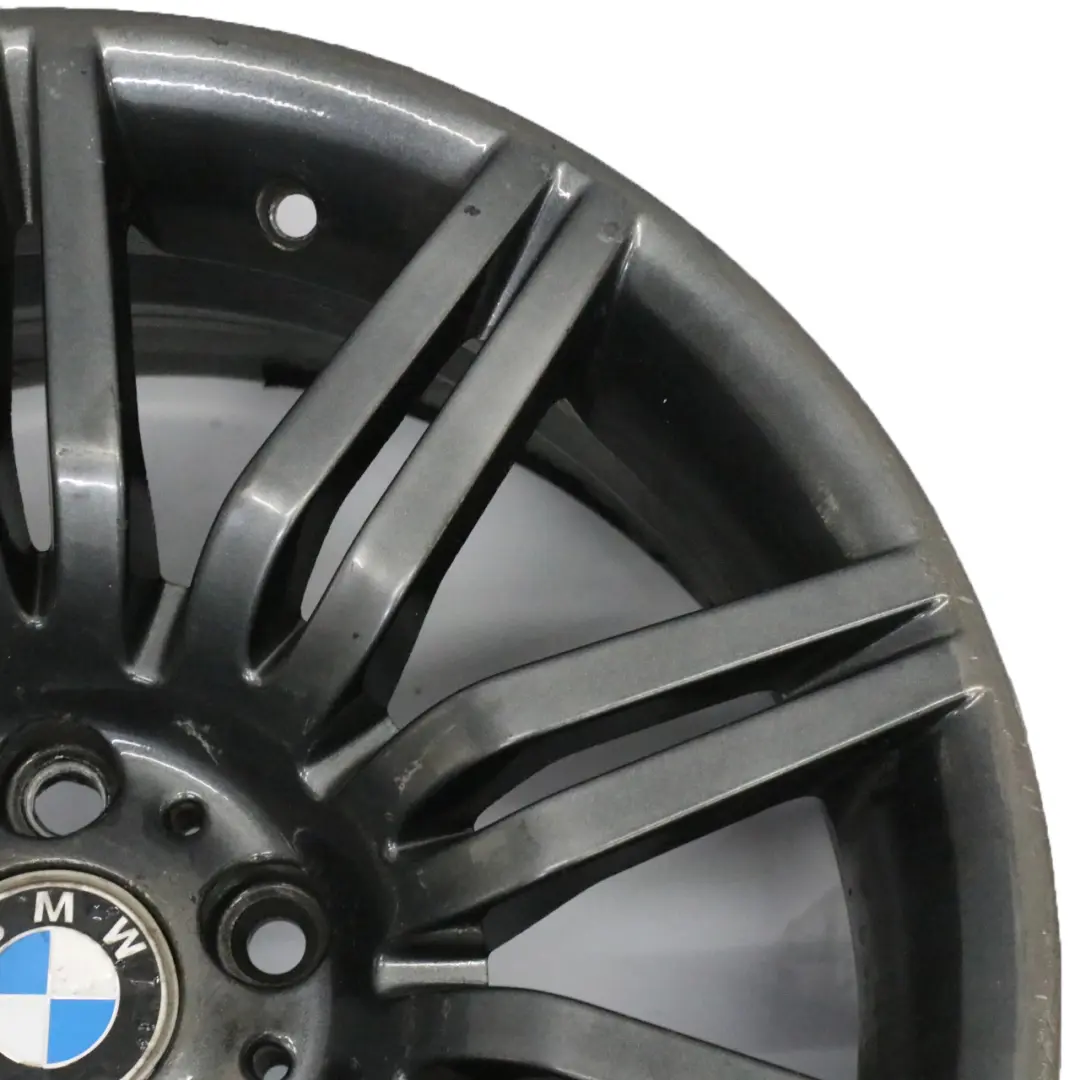 Front Alloy Wheel Rim 19" 8,5J ET:18 M Double Spoke 172 to BMW E60 E61 with Part number 8036948 BMW E60 E61 Front Alloy Wheel Rim 19" 8,5J ET:18 M Double Spoke 172 - SKU 8036948-8 - Part number 8036948