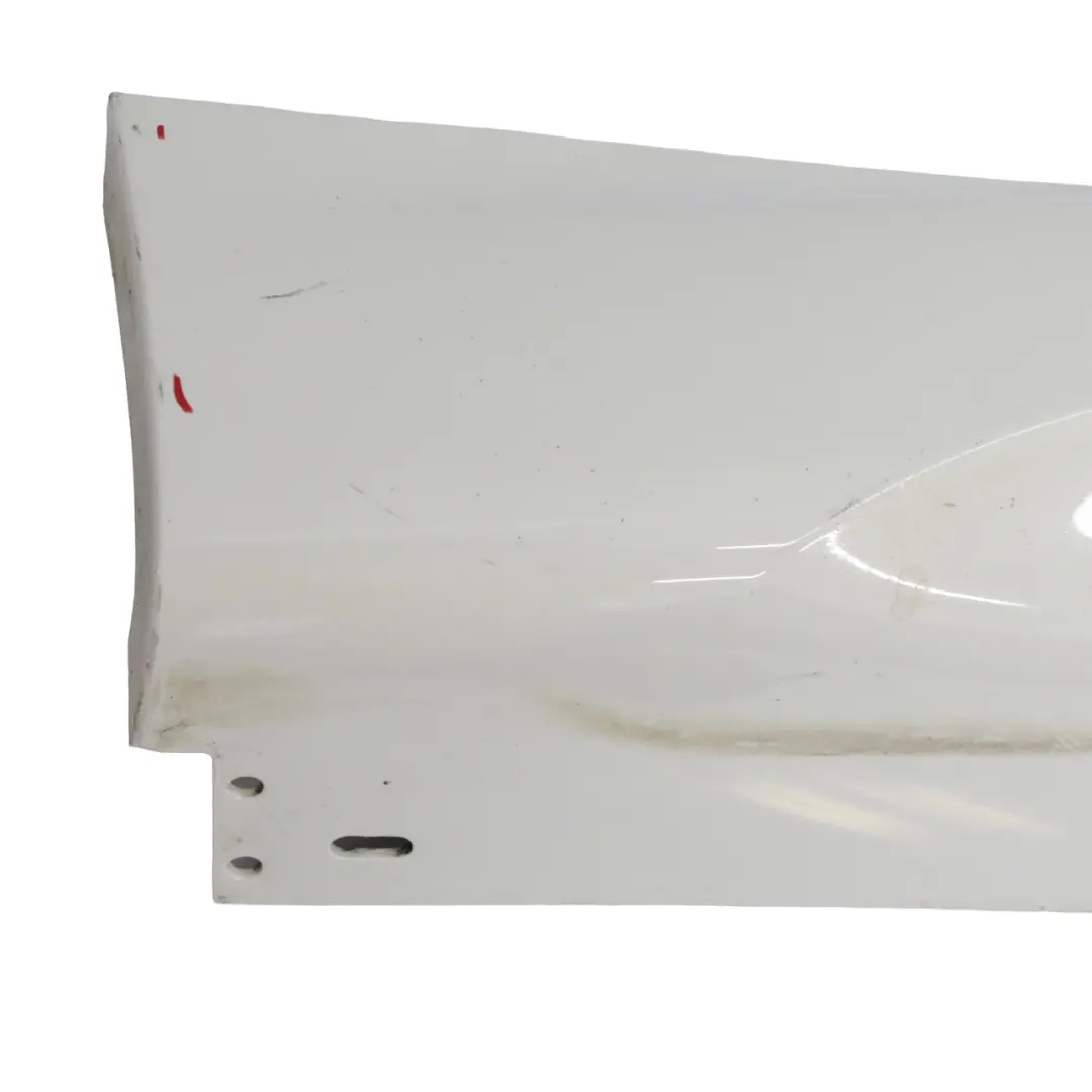 Side Skirt M Sport Sill Cover Panel Right O/S Alpinweiss White - 300 to BMW X1 E84 with Part number 7345046 BMW X1 E84 Side Skirt M Sport Sill Cover Panel Right O/S Alpinweiss White - 300 - SKU 8047544-AW - Part number 7345046