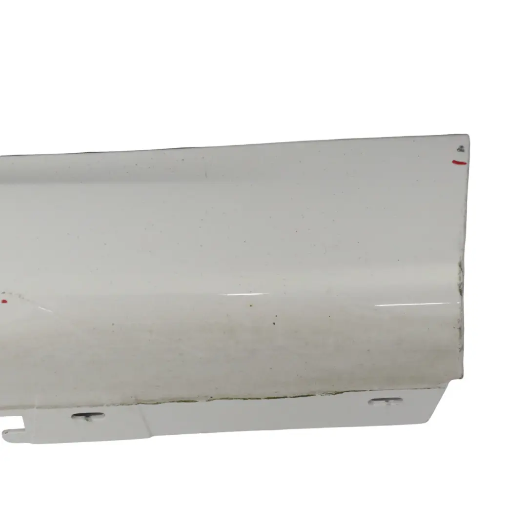 Side Skirt M Sport Sill Cover Panel Right O/S Alpinweiss White - 300 to BMW X1 E84 with Part number 7345046 BMW X1 E84 Side Skirt M Sport Sill Cover Panel Right O/S Alpinweiss White - 300 - SKU 8047544-AW - Part number 7345046