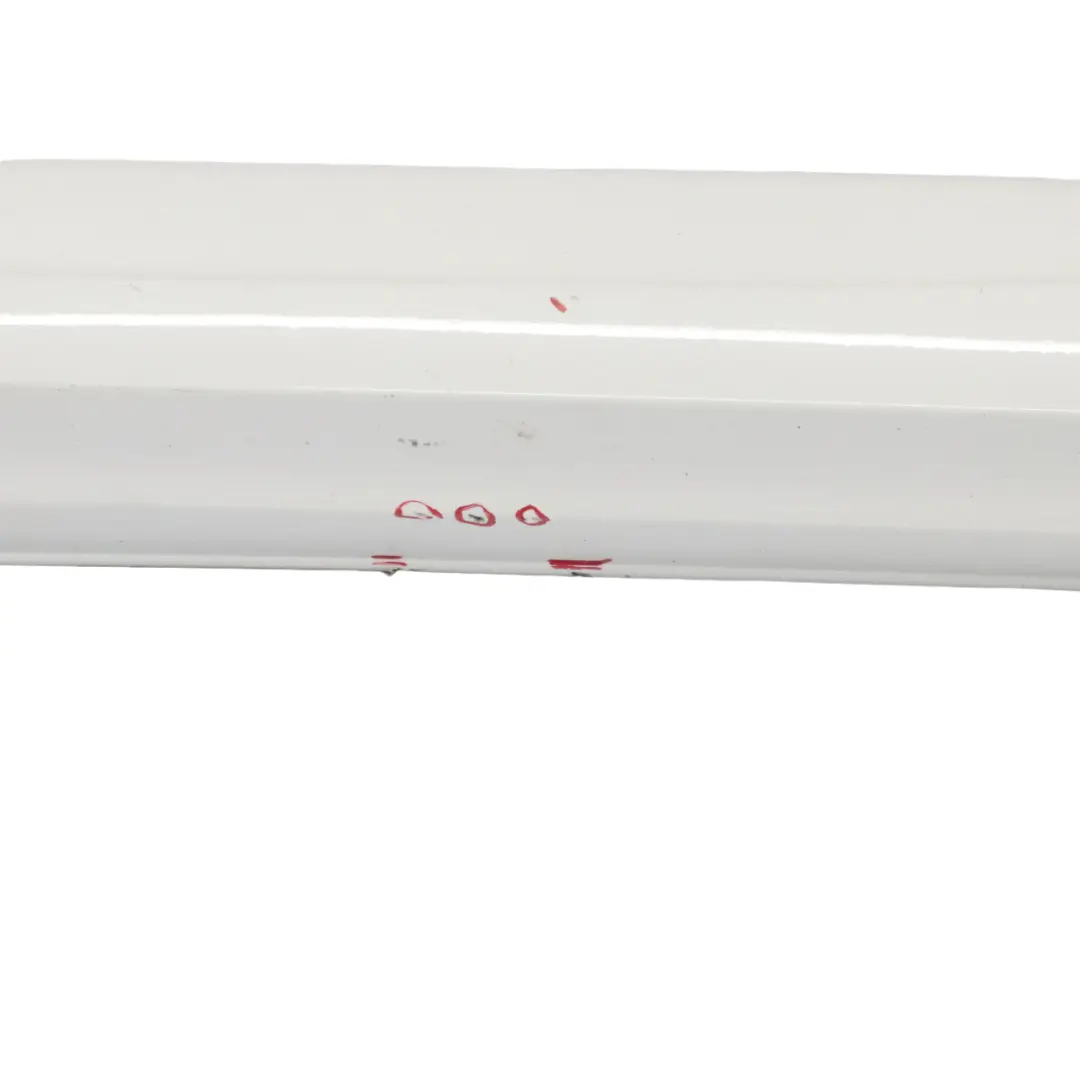 Side Skirt M Sport Sill Cover Panel Right O/S Alpinweiss White - 300 to BMW X1 E84 with Part number 7345046 BMW X1 E84 Side Skirt M Sport Sill Cover Panel Right O/S Alpinweiss White - 300 - SKU 8047544-AW - Part number 7345046