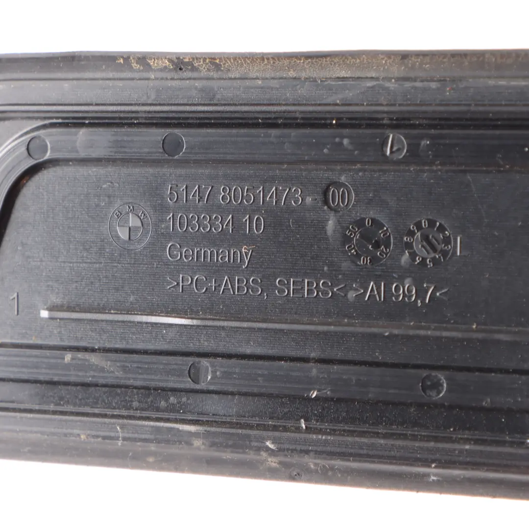 Door Entrance Strip M Sport Sill Cover Rear Left N/S to BMW F07 GT with Part number 8051473 BMW F07 GT Door Entrance Strip M Sport Sill Cover Rear Left N/S - SKU 8051473 - Part number 8051473