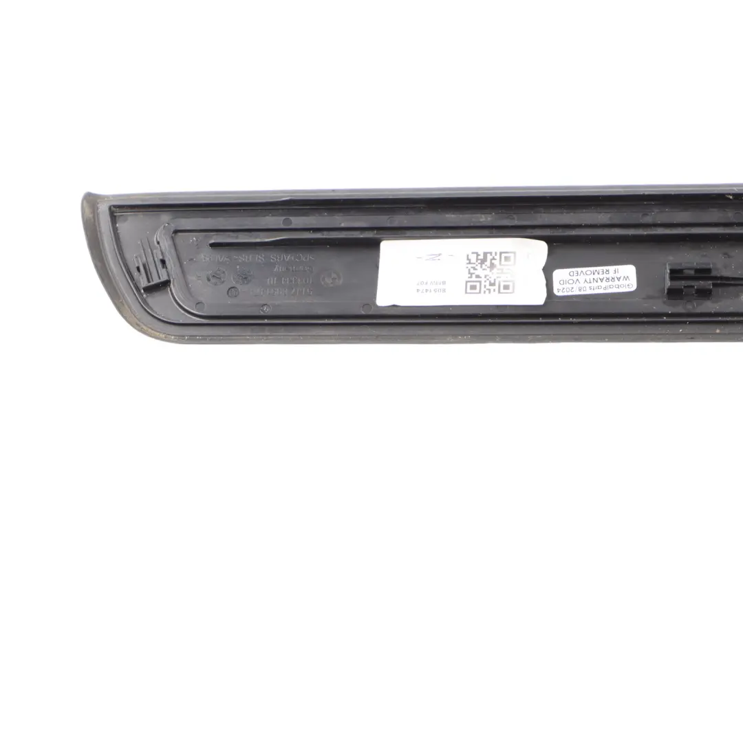 Door Entrance Strip M Sport Sill Cover Rear Right O/S to BMW F07 GT with Part number 8051474 BMW F07 GT Door Entrance Strip M Sport Sill Cover Rear Right O/S - SKU 8051474 - Part number 8051474
