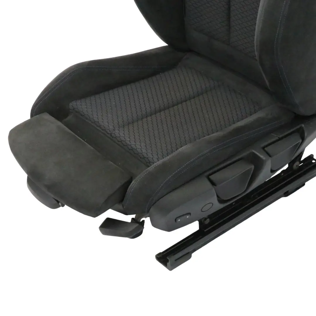 BMW F21 M Sport Front Seat Left N/S Heated Cloth Hexagon Alcantara Anthracite - SKU 8054985-3 - Part number 8054985
