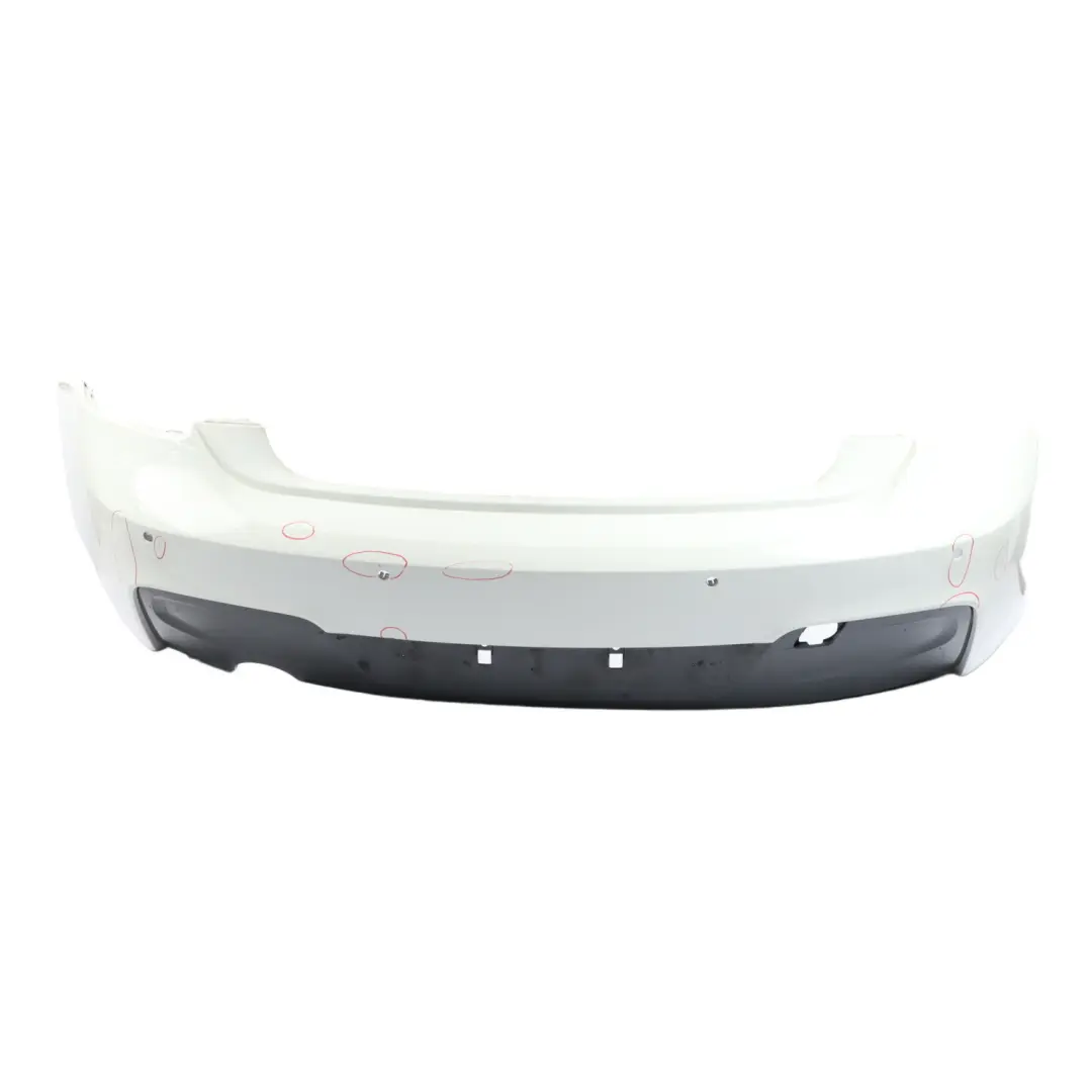 BMW F20 F21 M Sport Rear Bumper Trim Panel PDC Alpinweiss White 3 - 300 - SKU 8055067-AW1 - Part number 8055067