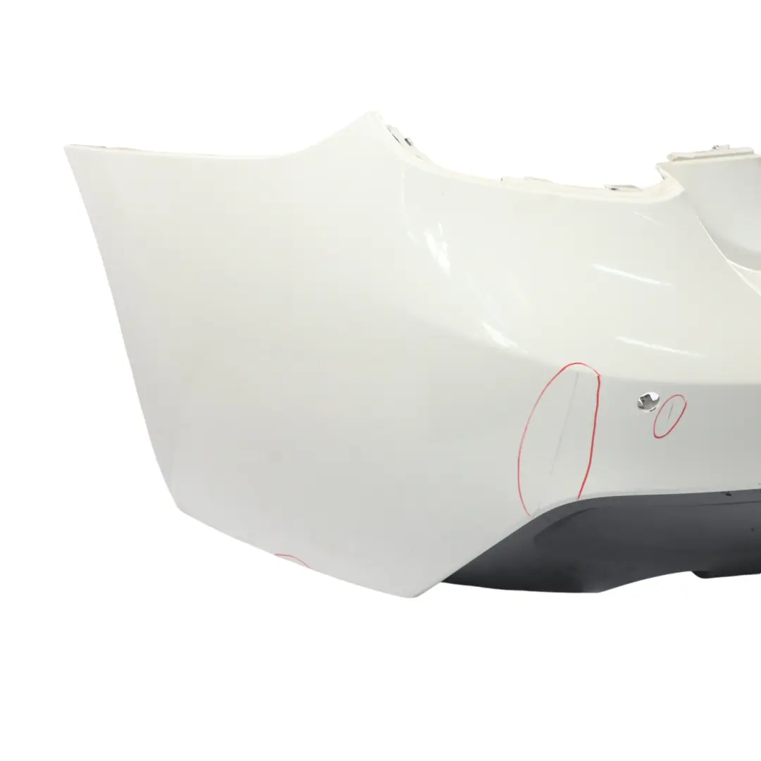 BMW F20 F21 M Sport Rear Bumper Trim Panel PDC Alpinweiss White 3 - 300 - SKU 8055067-AW1 - Part number 8055067