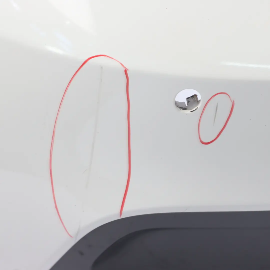 BMW F20 F21 M Sport Rear Bumper Trim Panel PDC Alpinweiss White 3 - 300 - SKU 8055067-AW1 - Part number 8055067