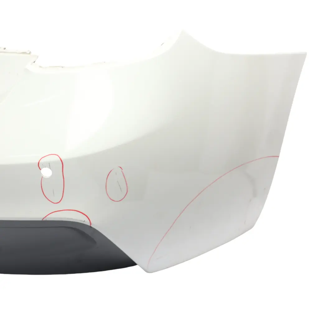 BMW F20 F21 M Sport Rear Bumper Trim Panel PDC Alpinweiss White 3 - 300 - SKU 8055067-AW1 - Part number 8055067