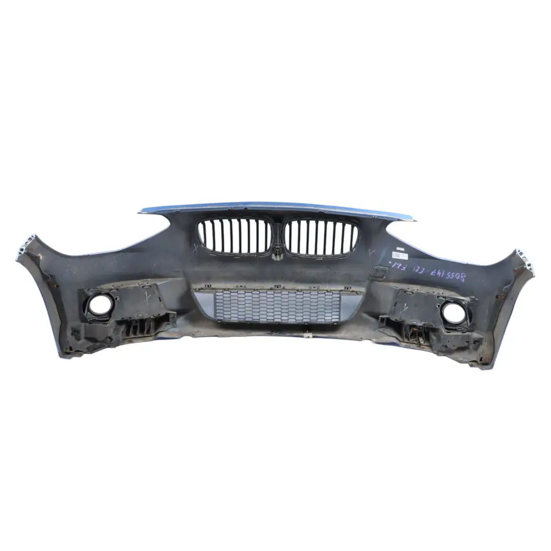 Front Bumper M Sport Trim Panel Estoril Blau Metallic - B45 to BMW F20 F21 with Part number 8055147 BMW F20 F21 Front Bumper M Sport Trim Panel Estoril Blau Metallic - B45 - SKU 8055147-EB - Part number 8055147