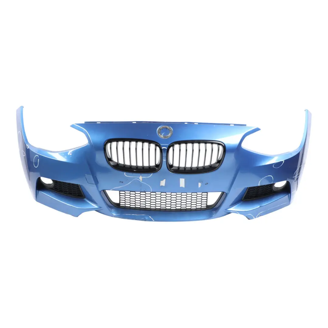 Front Bumper M Sport Trim Panel Estoril Blau Metallic - B45 to BMW F20 F21 with Part number 8055147 BMW F20 F21 Front Bumper M Sport Trim Panel Estoril Blau Metallic - B45 - SKU 8055147-EB - Part number 8055147