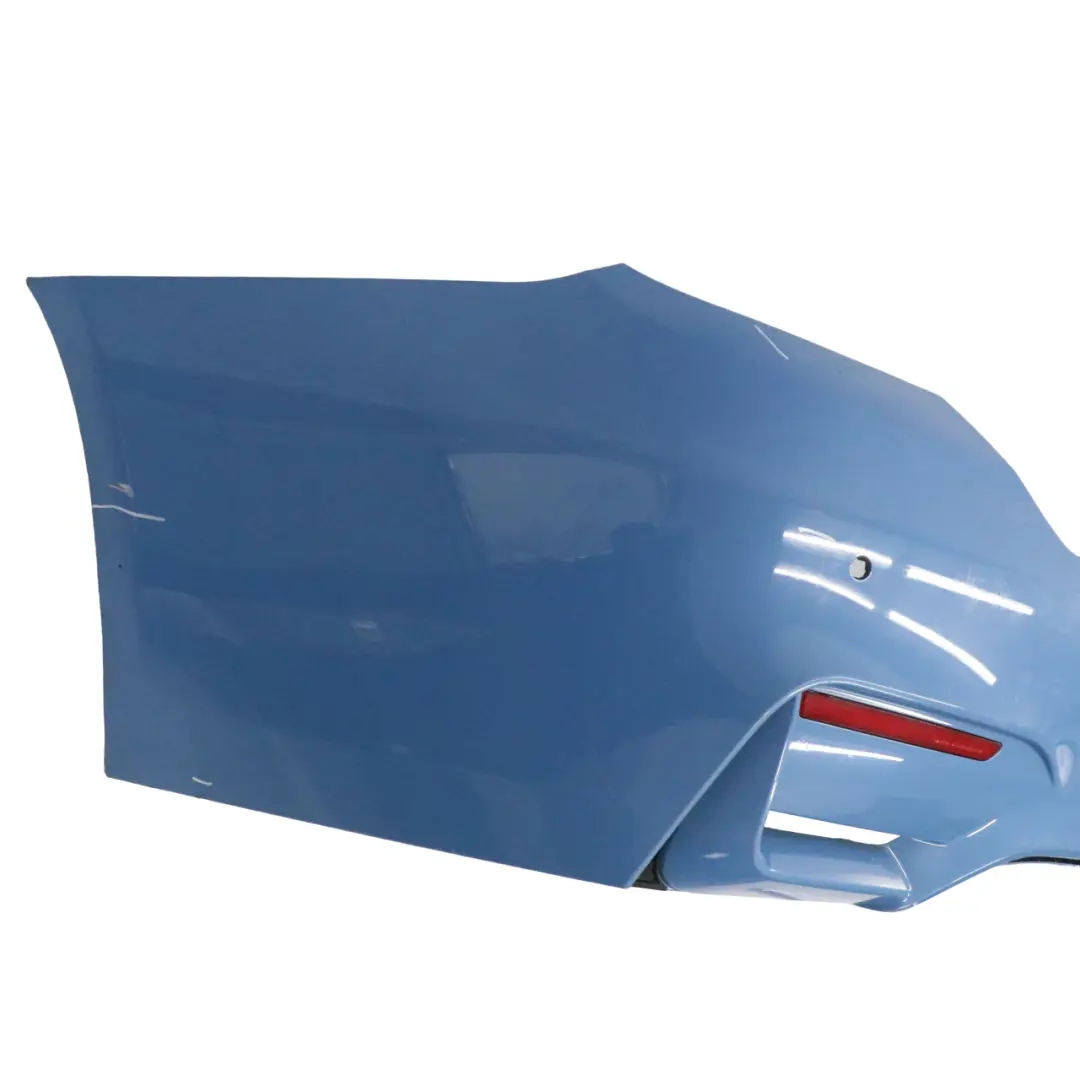 BMW F82 F83 M4 Zderzak Tylny PDC Yas Marina Blue Metallic - B68 - SKU 8056223-YMB1 - Numer Części 8056223