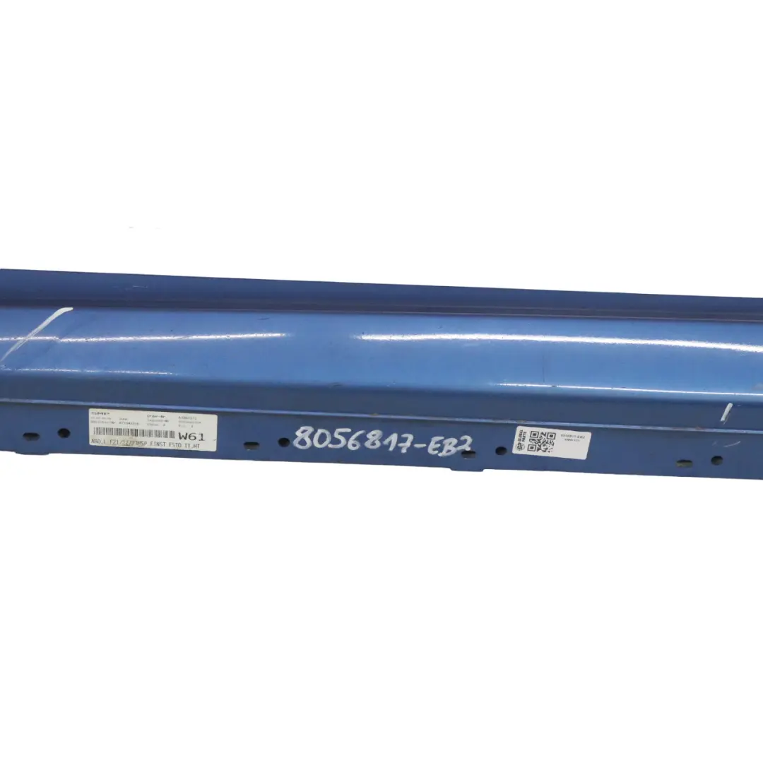 BMW F21 F22 M Sport Sill Strip Side Skirt Left N/S Estorilblau Estoril Blue B45 - SKU 8056817-EB2 - Part number 8056817