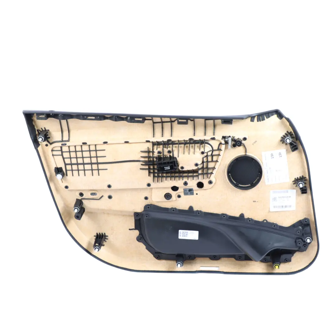 BMW F80 M3 Front Right O/S Door Card Trim Panel Leather Merino Black - SKU 8057378 - Part number 8057378