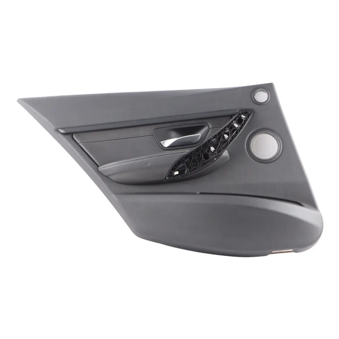 Door Card Lining Panel Rear Left N/S Leather Merino Black to BMW F80 M3 with Part number 8057427 BMW F80 M3 Door Card Lining Panel Rear Left N/S Leather Merino Black - SKU 8057427 - Part number 8057427