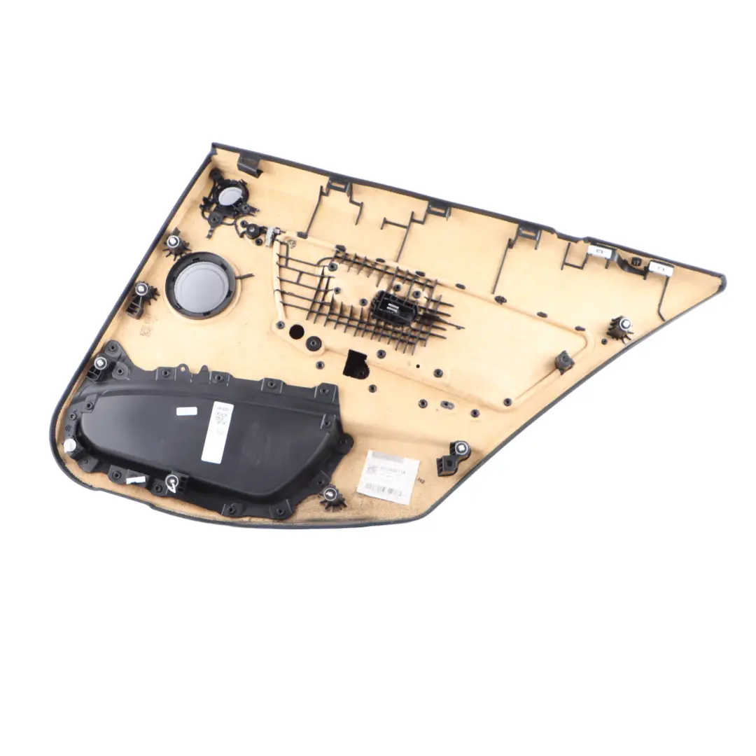 Door Card Lining Panel Rear Left N/S Leather Merino Black to BMW F80 M3 with Part number 8057427 BMW F80 M3 Door Card Lining Panel Rear Left N/S Leather Merino Black - SKU 8057427 - Part number 8057427