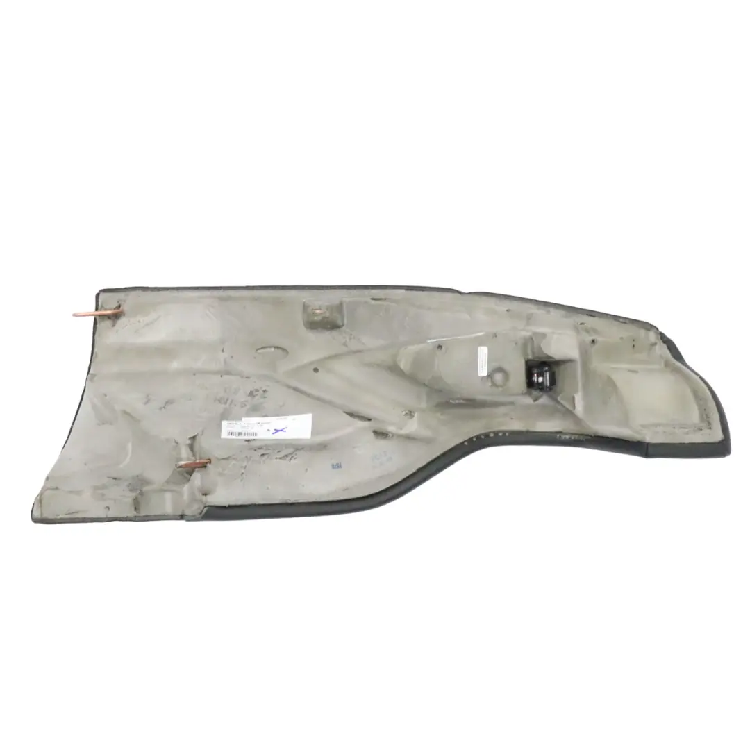 Tapiceria BMW F30 Respaldo Trasero Panel Lateral Izquierdo Cuero Negro Merino para con número de pieza 8058125 Tapiceria BMW F30 Respaldo Trasero Panel Lateral Izquierdo Cuero Negro Merino - SKU 8058125 - Número de pieza 8058125