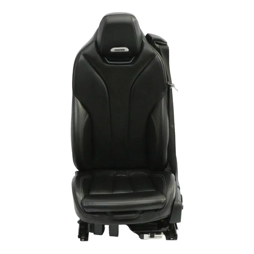 BMW F83 M4 Convertible Heated Front Left N/S Seat Leather Merino Black Memory - SKU RHD-8058351-1 - Part number 8058351