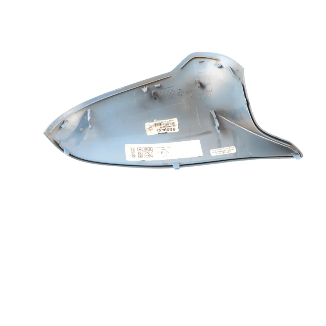 Mirror Cover BMW F87 F80 F82 Door Wing Cap Trim Right O/S Yas Marina Blue - B68 to with Part number 8059548 Mirror Cover BMW F87 F80 F82 Door Wing Cap Trim Right O/S Yas Marina Blue - B68 - SKU 8059548-YMB - Part number 8059548