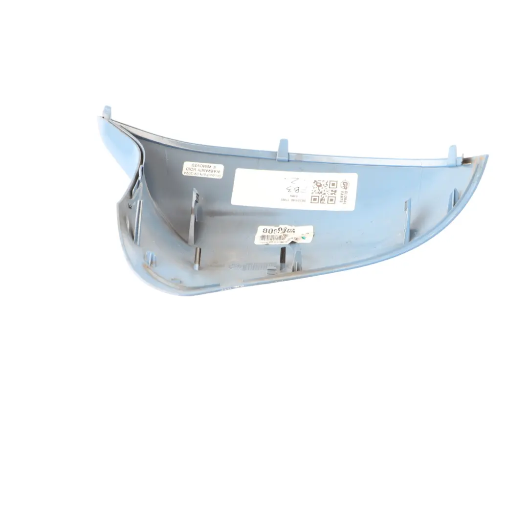 Mirror Cover BMW F87 F80 F82 Door Wing Cap Trim Right O/S Yas Marina Blue - B68 to with Part number 8059548 Mirror Cover BMW F87 F80 F82 Door Wing Cap Trim Right O/S Yas Marina Blue - B68 - SKU 8059548-YMB - Part number 8059548