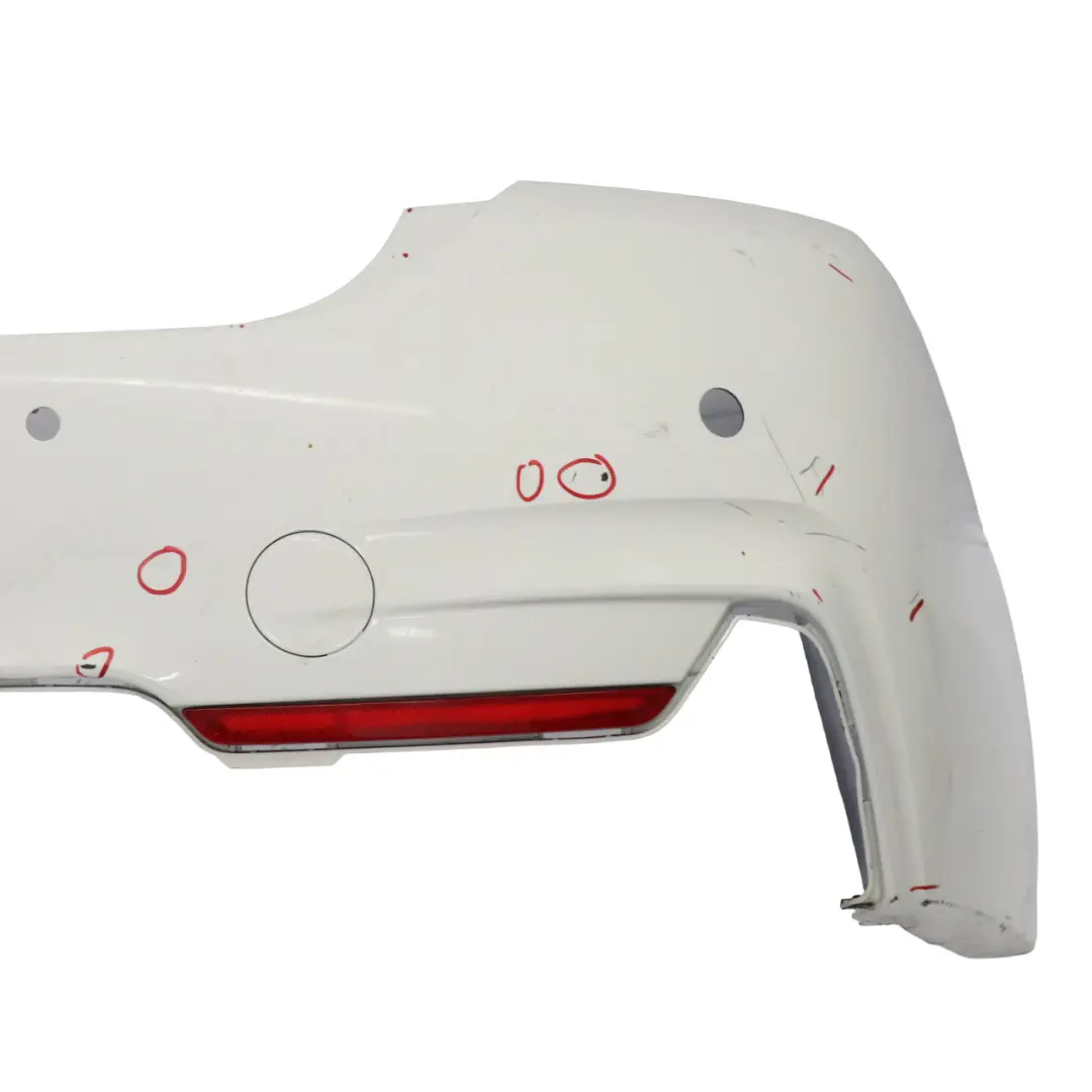 Bumper Trim Panel PDC Alpinweiss Alpine White - 300 to BMW F32 F33 M Sport Rear with Part number 8060889 BMW F32 F33 M Sport Rear Bumper Trim Panel PDC Alpinweiss Alpine White - 300 - SKU 8060889-AW6 - Part number 8060889