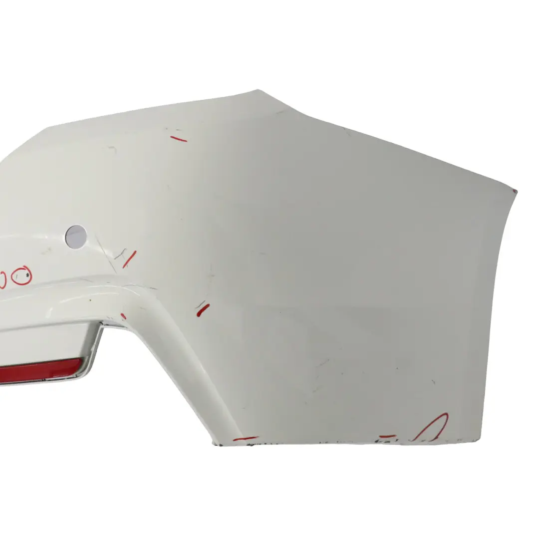 BMW F32 F33 M Sport Rear Bumper Trim Panel PDC Alpinweiss Alpine White - 300 - SKU 8060889-AW6 - Part number 8060889