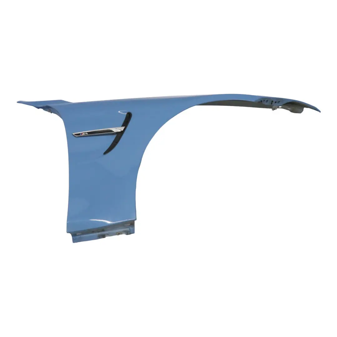 Pannello laterale parafango anteriore destro Yas Marina Blue B68 per BMW F82 F83 M4 con numero di parte 8066918 BMW F82 F83 M4 Pannello laterale parafango anteriore destro Yas Marina Blue B68 - SKU 8066918-YMB1 - Numero di parte 8066918