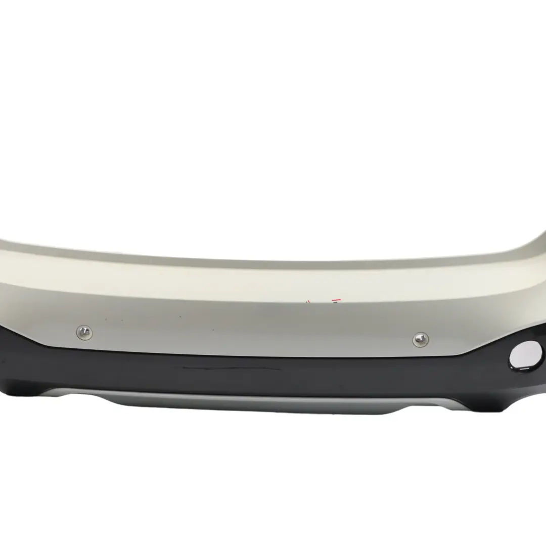BMW X1 F48 Rear Bumper M Sport Trim Panel PDC Mineralweiss White - A96 - SKU 8072774-MW - Part number 8072774