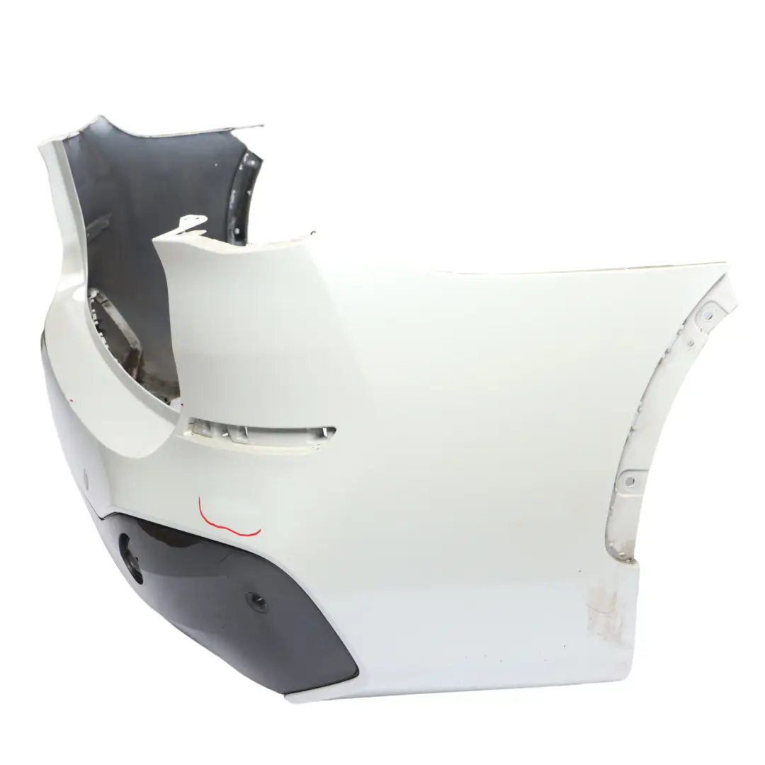 BMW X1 F48 Rear Bumper M Sport Trim Panel PDC Mineralweiss White - A96 - SKU 8072774-MW - Part number 8072774