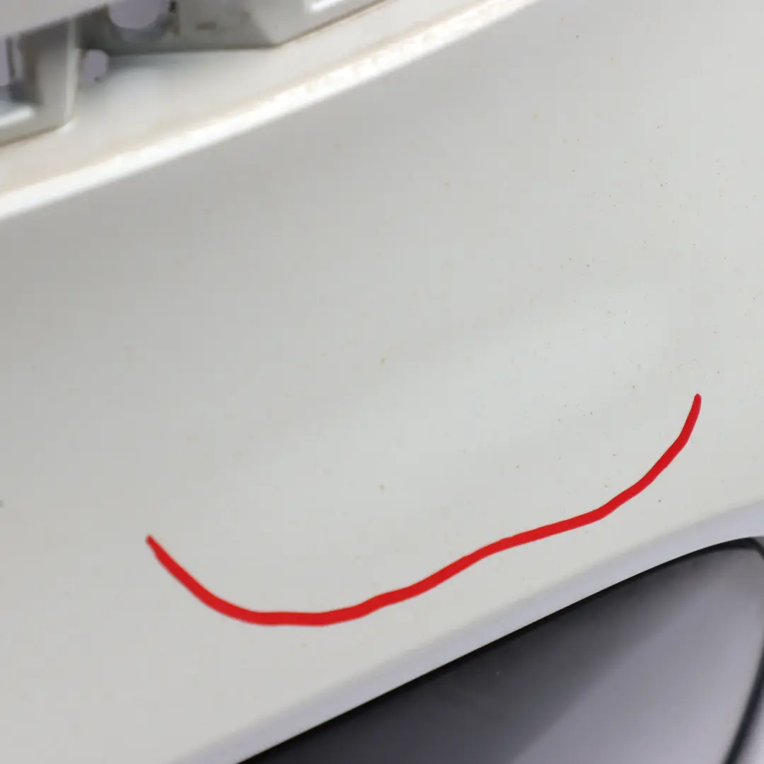 BMW X1 F48 Rear Bumper M Sport Trim Panel PDC Mineralweiss White - A96 - SKU 8072774-MW - Part number 8072774