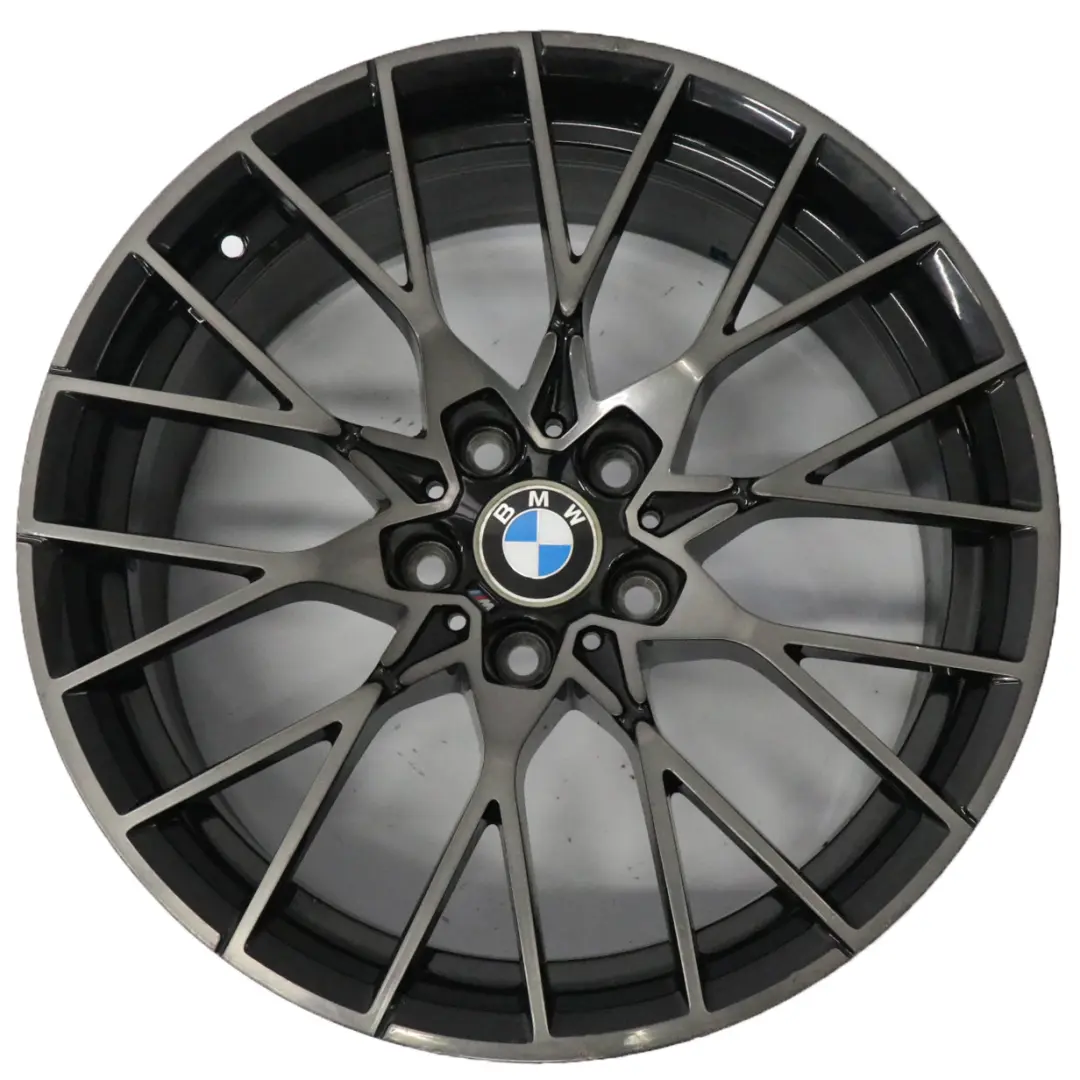 Leichtmetallfelge 19" 9J ET:29 Y-Speiche 788M Jet Black für BMW F87 LCI M2 mit Teilenummer 8073847 BMW F87 LCI M2 Leichtmetallfelge 19" 9J ET:29 Y-Speiche 788M Jet Black - SKU 8073847-1 - Teilenummer 8073847