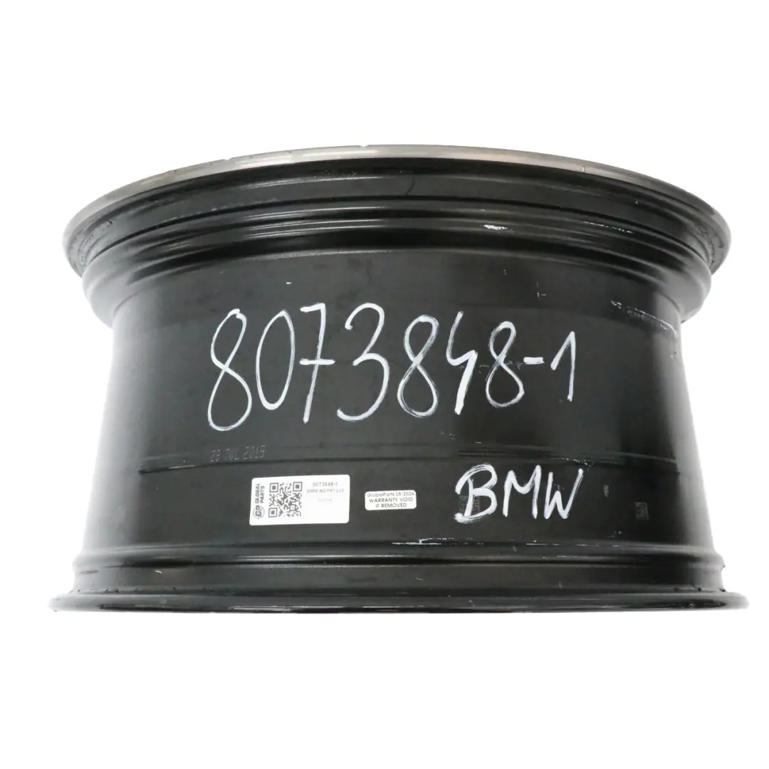 Leichtmetallfelge 19" 10J ET:40 Y-Speiche 788M Tiefschwarz für BMW F87 M2 mit Teilenummer 8073848 BMW F87 M2 Leichtmetallfelge 19" 10J ET:40 Y-Speiche 788M Tiefschwarz - SKU 8073848-1 - Teilenummer 8073848