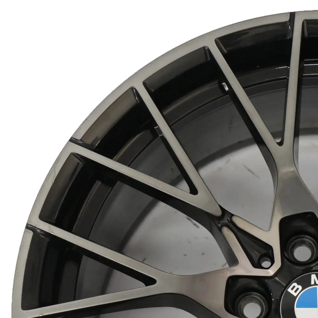 Alloy Rim 19" 10J ET:40 Y-spoke 788M Jet Black to BMW F87 LCI M2 Wheel with Part number 8073848 BMW F87 LCI M2 Wheel Alloy Rim 19" 10J ET:40 Y-spoke 788M Jet Black - SKU 8073848-1 - Part number 8073848