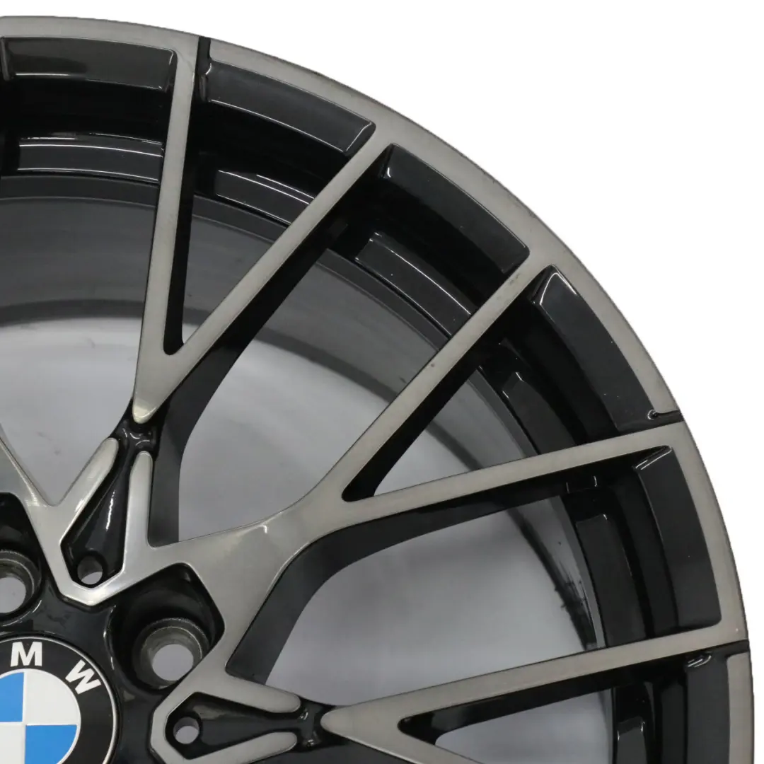 Leichtmetallfelge 19" 10J ET:40 Y-Speiche 788M Tiefschwarz für BMW F87 M2 mit Teilenummer 8073848 BMW F87 M2 Leichtmetallfelge 19" 10J ET:40 Y-Speiche 788M Tiefschwarz - SKU 8073848-1 - Teilenummer 8073848