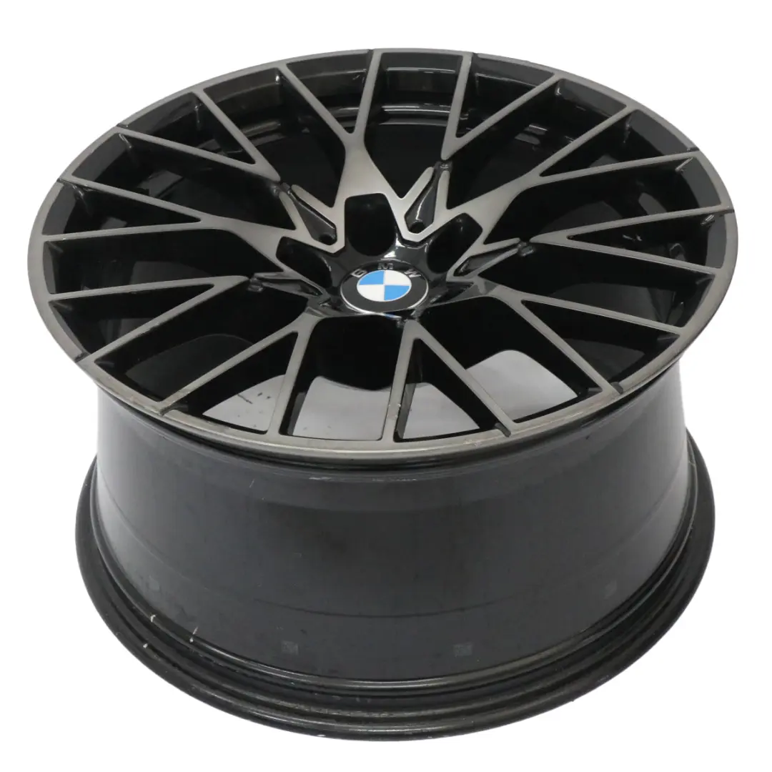 Leichtmetallfelge 19" 10J ET:40 Y-Speiche 788M Tiefschwarz für BMW F87 M2 mit Teilenummer 8073848 BMW F87 M2 Leichtmetallfelge 19" 10J ET:40 Y-Speiche 788M Tiefschwarz - SKU 8073848-1 - Teilenummer 8073848