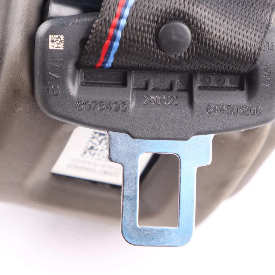 Centre Upper Seat Belt Centre Upper to BMW F44 Rear with Part number 8076493 BMW F44 Rear Centre Upper Seat Belt Centre Upper - SKU 8076493 - Part number 8076493